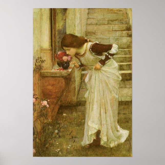 The Shrine by John William Waterhouse Poster (Front)