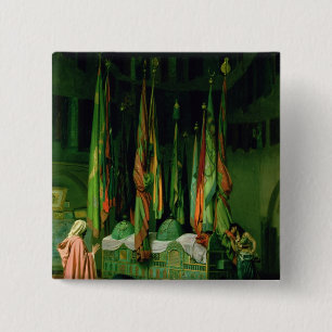 The Shrine of Imam Hussein 15 Cm Square Badge