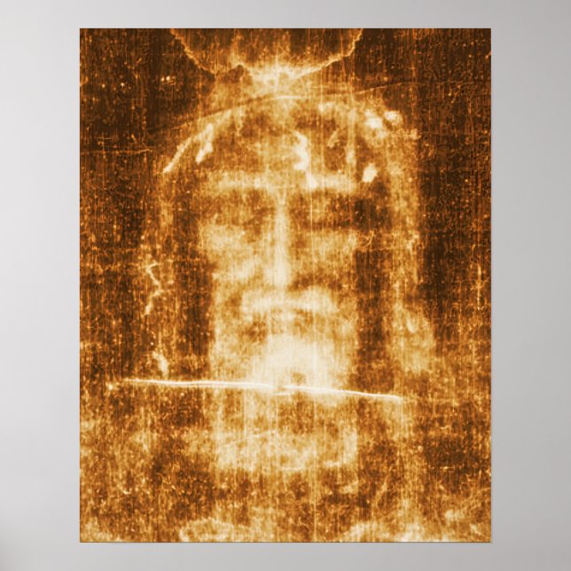 The Shroud of Turin Face of Jesus A Poster (Front)