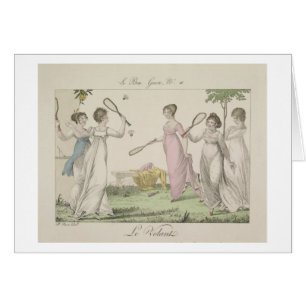 The Shuttlecock, plate 11 from 'Le Bon Genre', 180