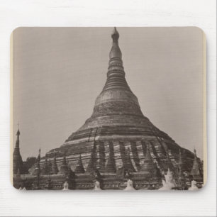The Shwedagon Pagoda at Rangoon, Burma, c.1860 Mouse Pad