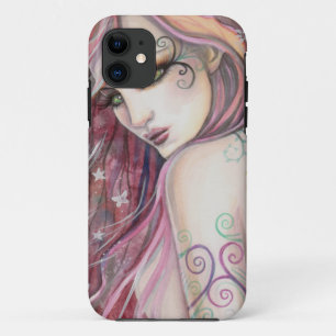 The Shy Flirt Modern Fairy Fantasy Art iPhone 11 Case