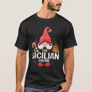 The Sicilian Gnome Christmas Matching Family  T-Shirt