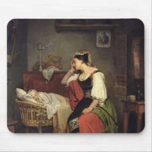 The Sick Child Mouse Pad