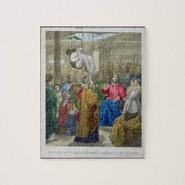 The Sick of the Palsy Brought to Christ by his Fri Jigsaw Puzzle (Vertical)