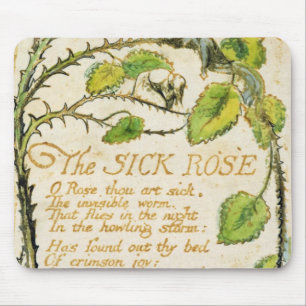 The Sick Rose, from Songs of Innocence Mouse Pad