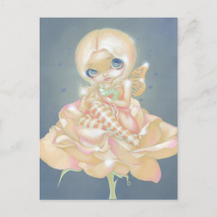 "The Sick Rose" Postcard