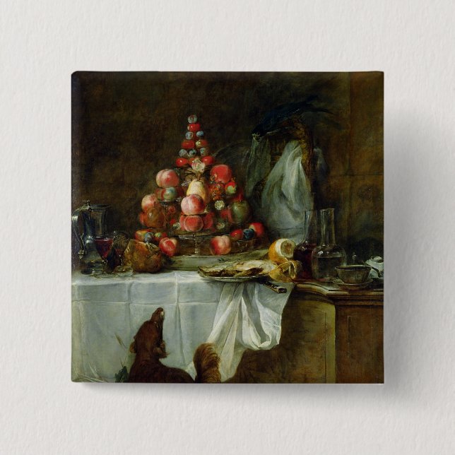 The Sideboard, 1728 15 Cm Square Badge (Front)