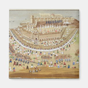 The Siege of Athens in 1827, from the Pictorial Hi Magnet
