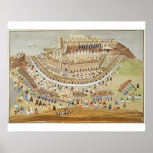 The Siege of Athens in 1827, from the Pictorial Hi Poster