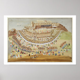 The Siege of Athens in 1827, from the Pictorial Hi Poster