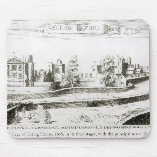 The Siege of Basing House, 1645 Mouse Pad (Front)