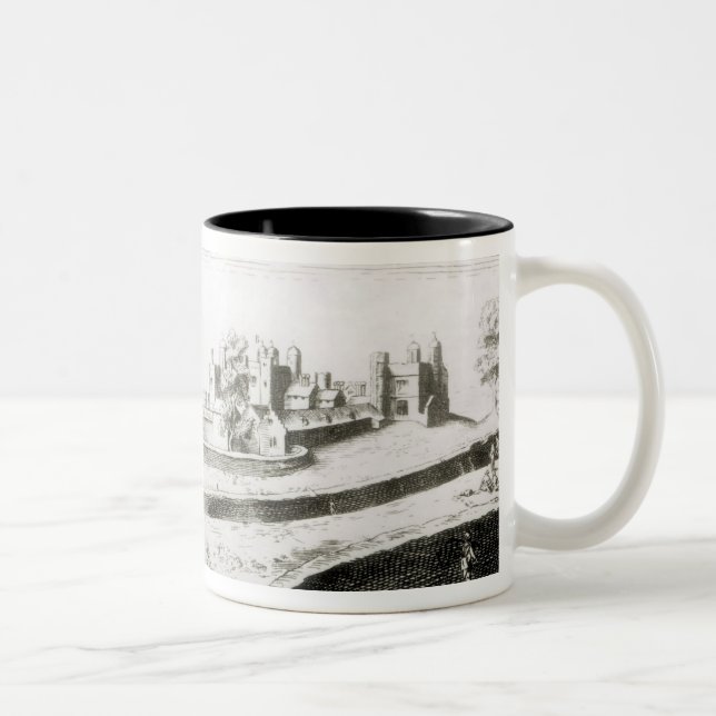The Siege of Basing House, 1645 Two-Tone Coffee Mug (Right)