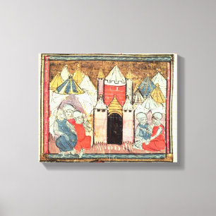 The Siege of Chateau-Gaillard Canvas Print