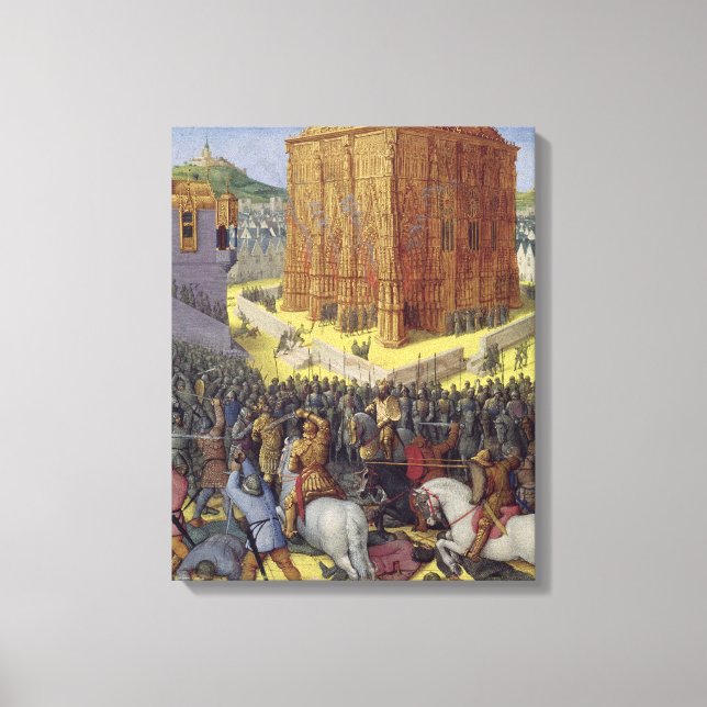 The Siege of Jerusalem by Nebuchadnezzar Canvas Print (Front)