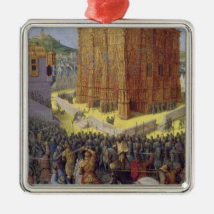 The Siege of Jerusalem by Nebuchadnezzar Metal Tree Decoration