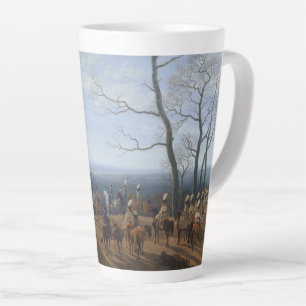 The Siege of Kosel-Wilhelm von Kobell Latte Mug