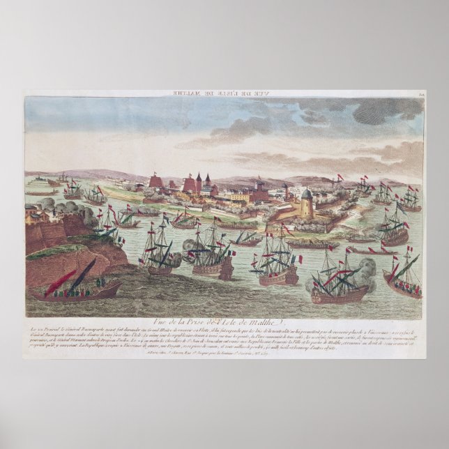 The Siege of Malta, 12th June 1798 Poster (Front)