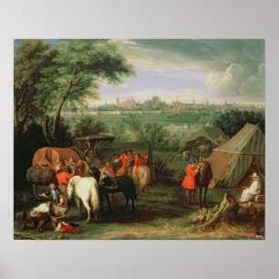 The Siege of Tournai by Louis XIV Poster
