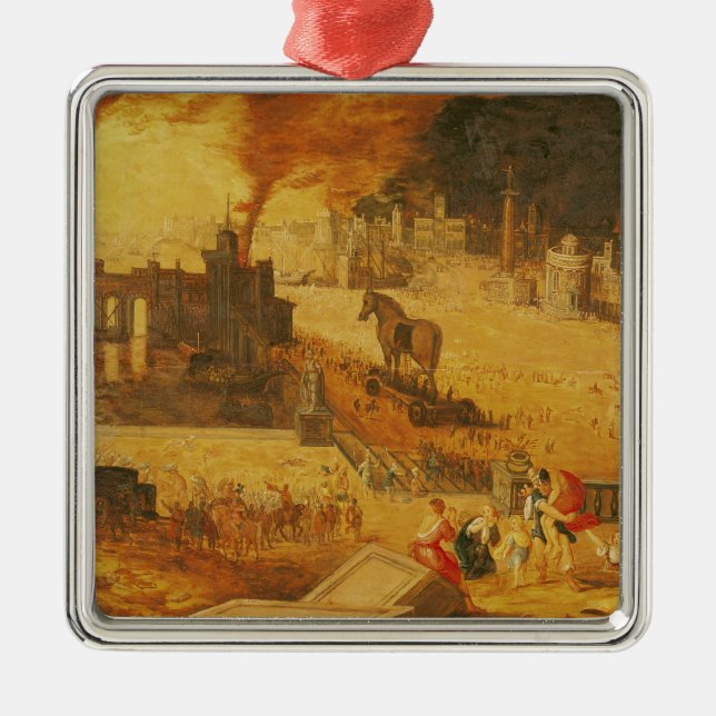 The Siege of Troy Metal Tree Decoration (Front)