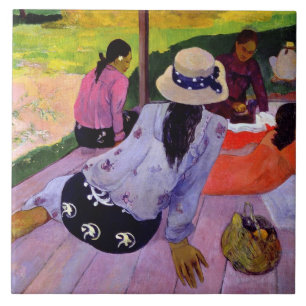 The Siesta, 1891-2 (oil on canvas) Tile