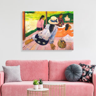 The Siesta   Paul Gauguin    Canvas Print