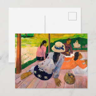 The Siesta Paul Gauguin Postcard