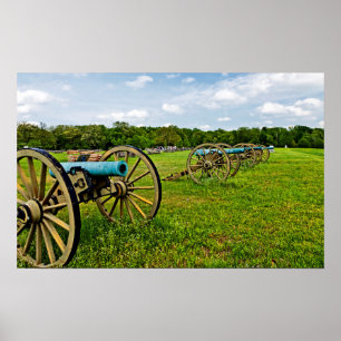 The Sights Of The Shiloh Military Park In Shiloh Poster