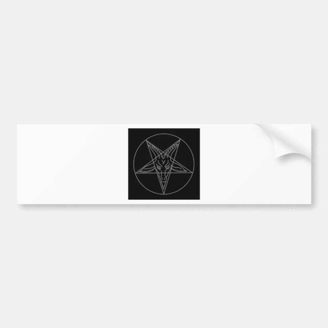 The Sigil of Baphomet Bumper Sticker (Front)