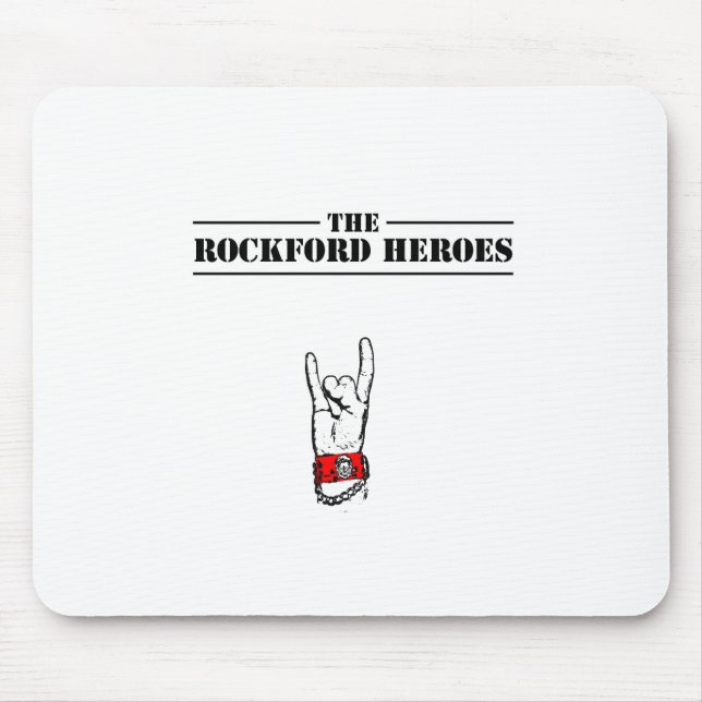 The sign of heavy metal mousepad (Front)