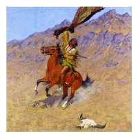 “The Signal” Western Art by Frederic Remington