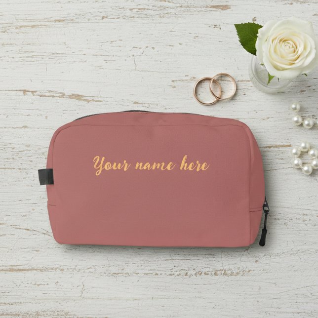 The Signature Clutch – Personalized Name Clutch Dopp Kit (Creator Uploaded)