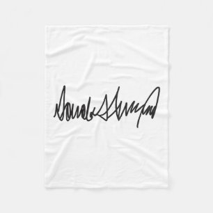 The Signature Donald John Trump Fleece Blanket