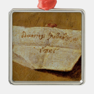 The signature of El Greco Metal Tree Decoration
