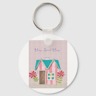 The Signature Whimsy (Pink & Teal) Key Ring