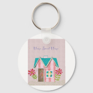The Signature Whimsy (Pink & Teal) Key Ring