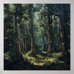 The Silent Cathedral: Sun-Dappled Shadows and the Poster