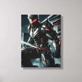 The Silent Shadow Ronin Canvas Print