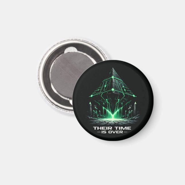 The Silent Tombs Cyber-Egyptology Magnet (Front/Back)