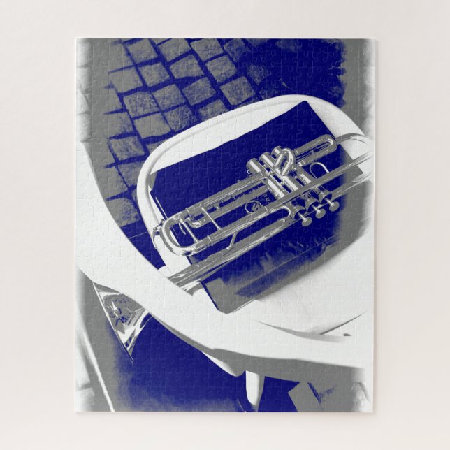 The silent trumpet jigsaw puzzle (Vertical)