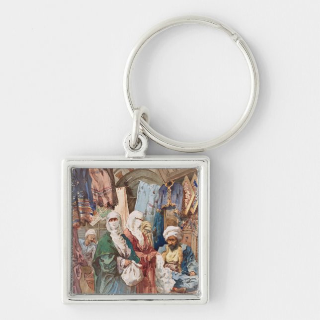 “The Silk Bazaar” key chain (Front)