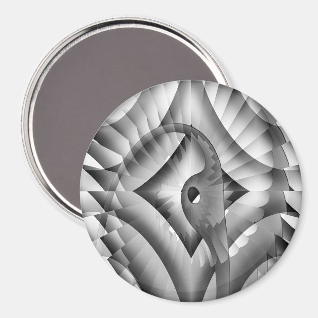 The Silver bird.....  Magnet (Front/Back)