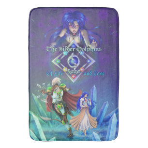 The Silver Dolphins Saga: Of life and Love  Bath Mat