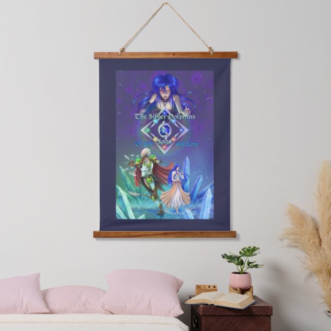 The Silver Dolphins Saga: Of life and Love   Hanging Tapestry (Bedroom)