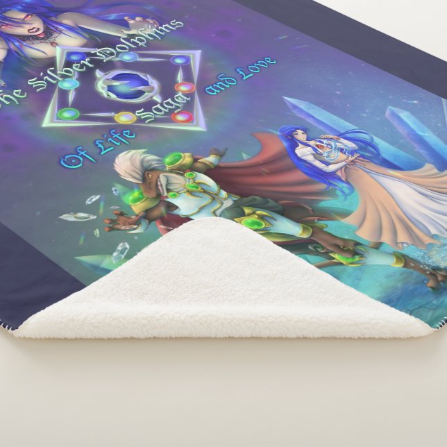 The Silver Dolphins Saga: Of life and Love    Sherpa Blanket (3/4)