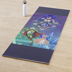 The Silver Dolphins Saga: Of life and Love Yoga Mat