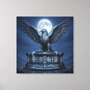 The Silver Lunar Relic Canvas Print