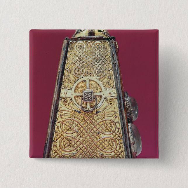 The silver side 15 cm square badge (Front)