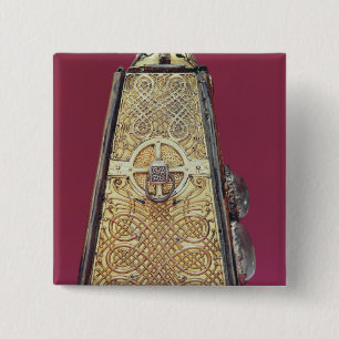 The silver side 15 cm square badge