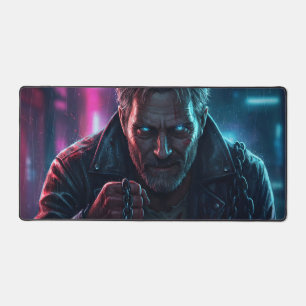 The Silver Wolf Desk Mat